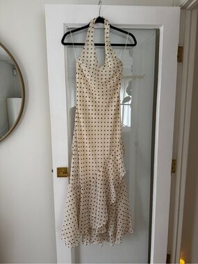 THIRTY THIRTY halter polka dot dress